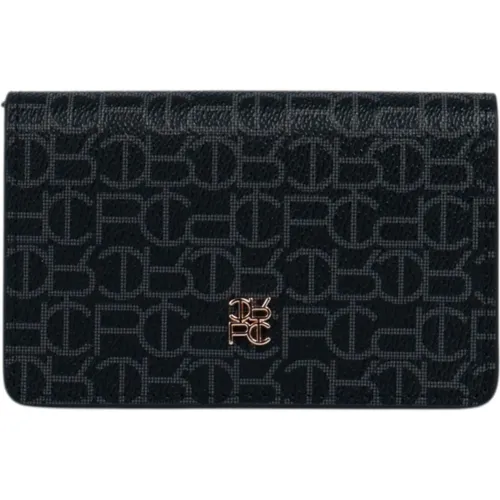 Monedero Crepier Mujer Flavia Mediano color negro | Platanitos