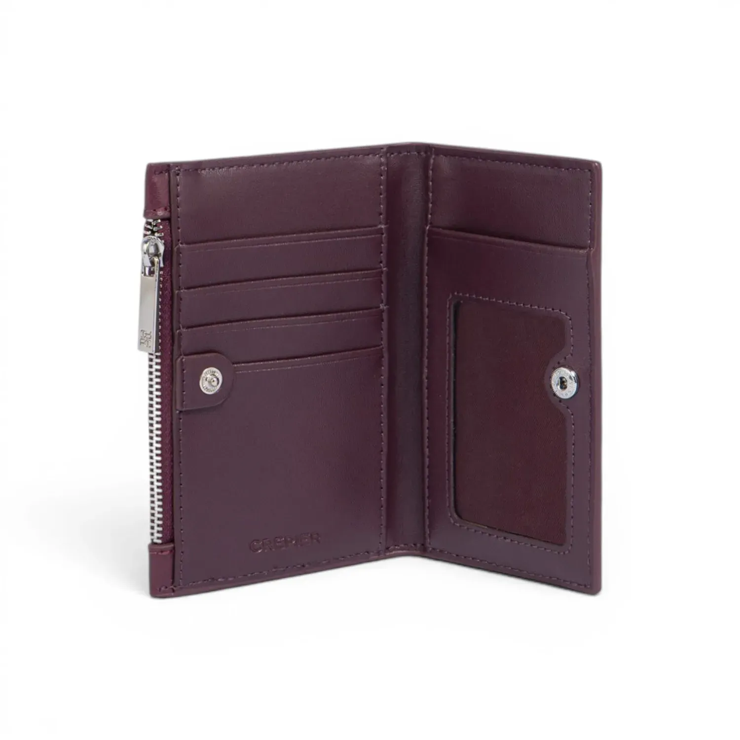 CREPIER Monedero Crepier Mujer Lorelie Mediano color burgundy | Platanitos