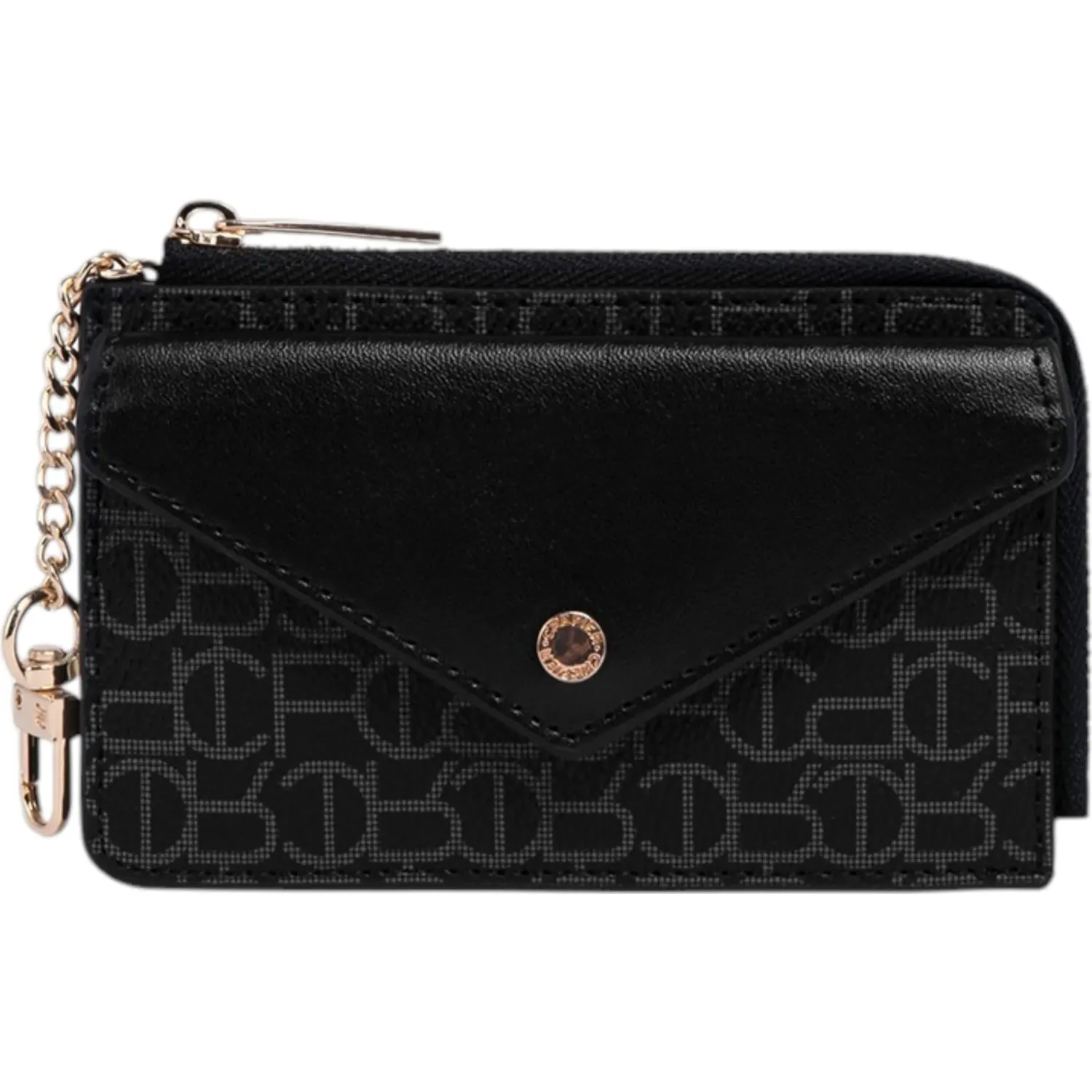 CREPIER Monedero Crepier Mujer Luva Chico color negro | Platanitos