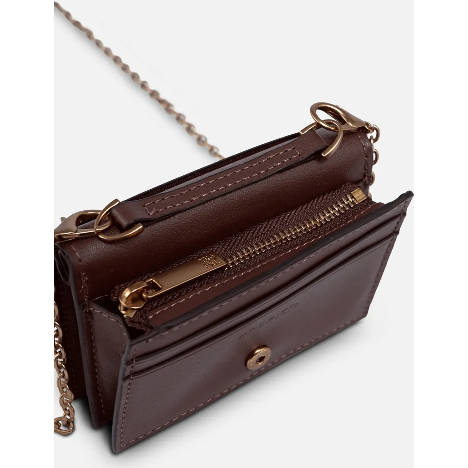 Monedero Crepier Mujer Odessa Chico color marrón | Platanitos