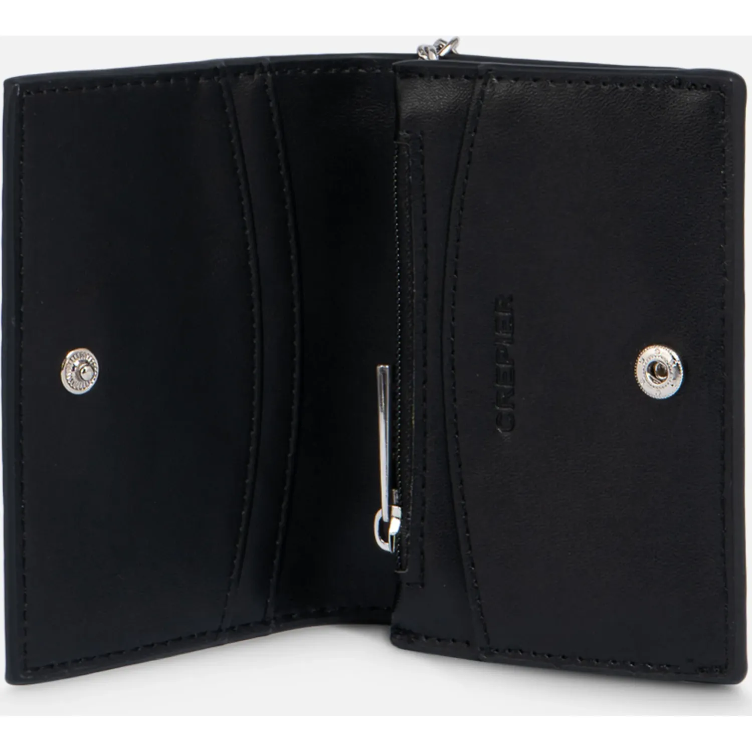 Monedero Crepier Mujer Roxana Chico color negro | Platanitos