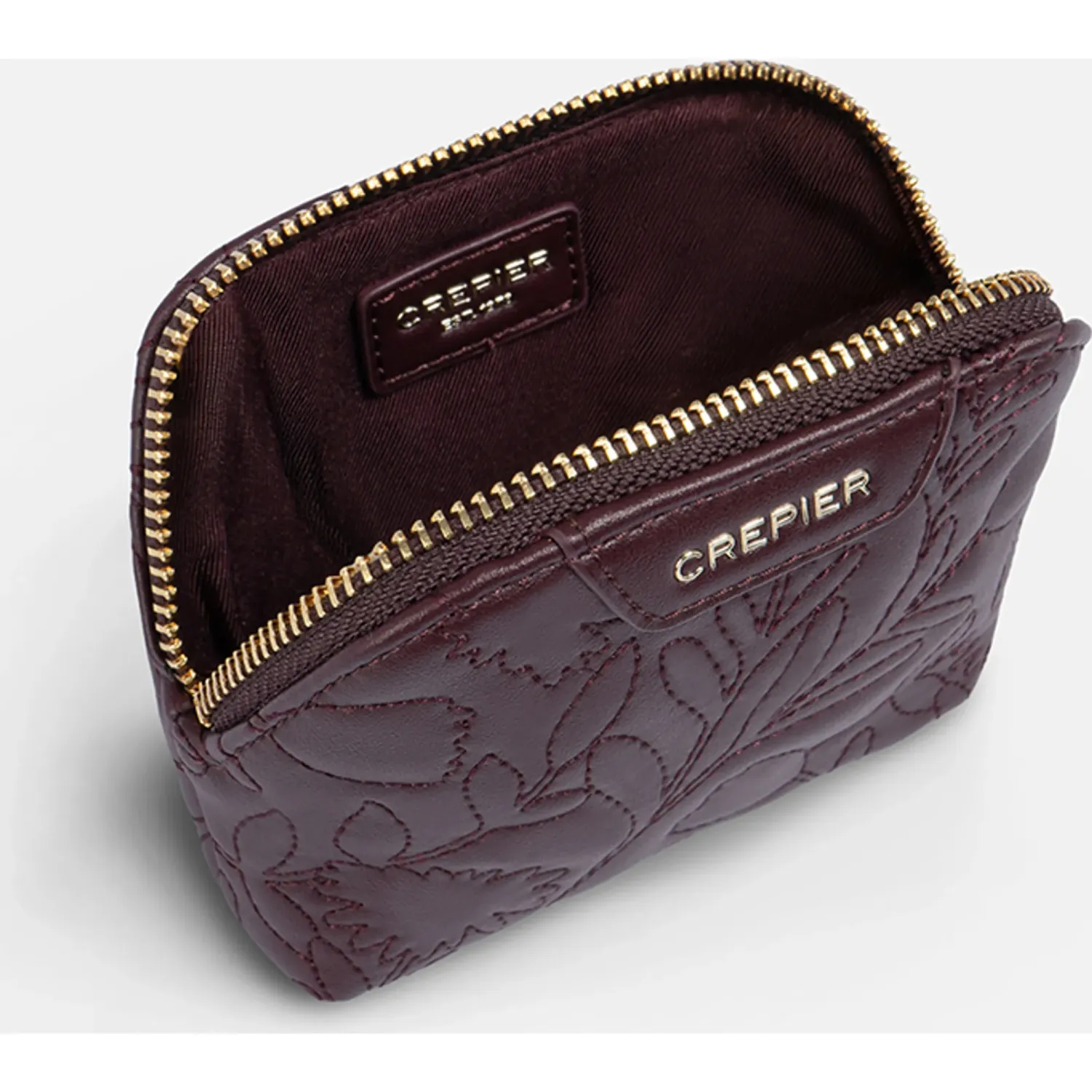 CREPIER Portacosmetico Crepier Mujer Daphna Chico color burgundy | Platanitos