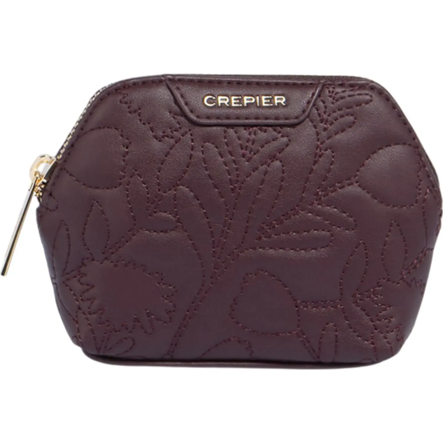 Portacosmetico Crepier Mujer Daphna Chico color burgundy | Platanitos