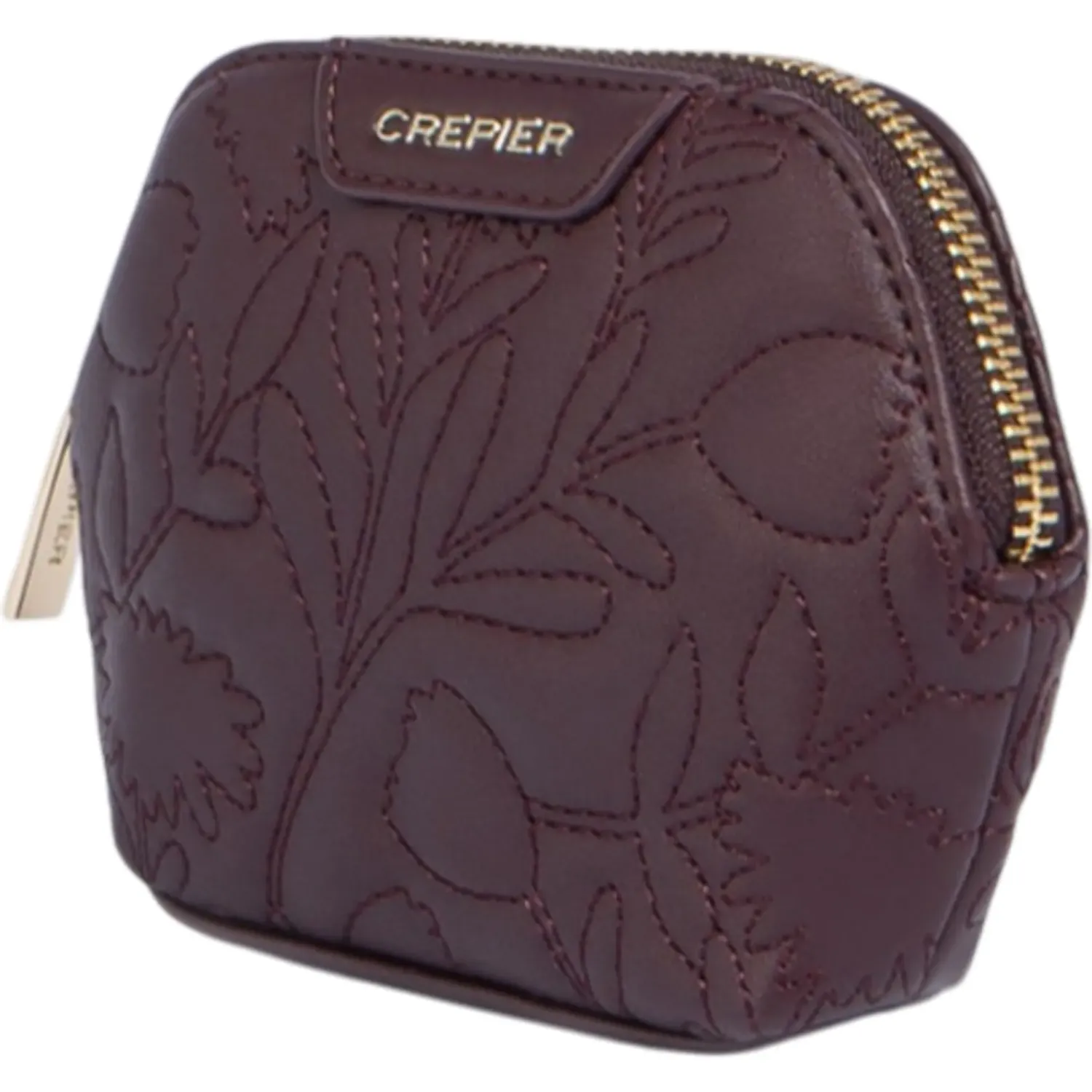 Portacosmetico Crepier Mujer Daphna Chico color burgundy | Platanitos