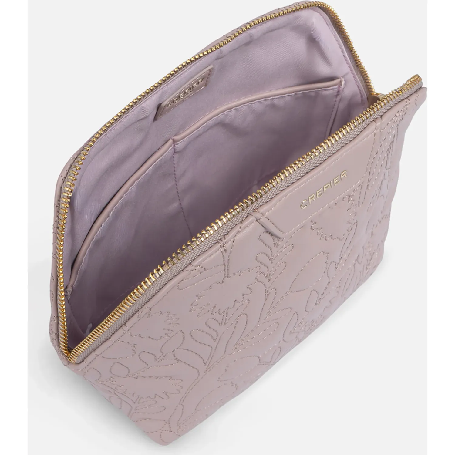 Portacosmetico Crepier Mujer Daphna Grande color malva | Platanitos