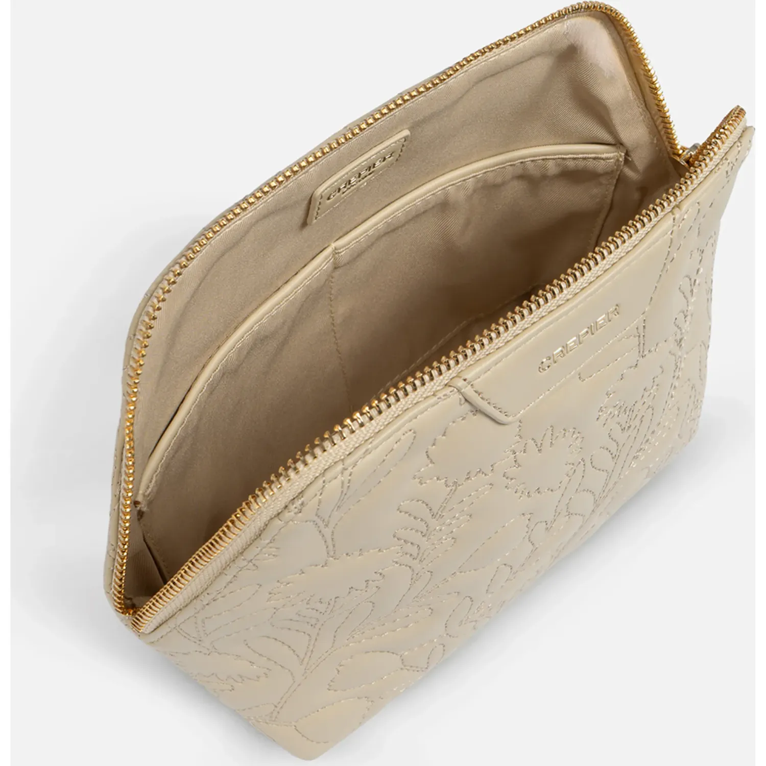 CREPIER Portacosmetico Crepier Mujer Daphna Grande color beige | Platanitos