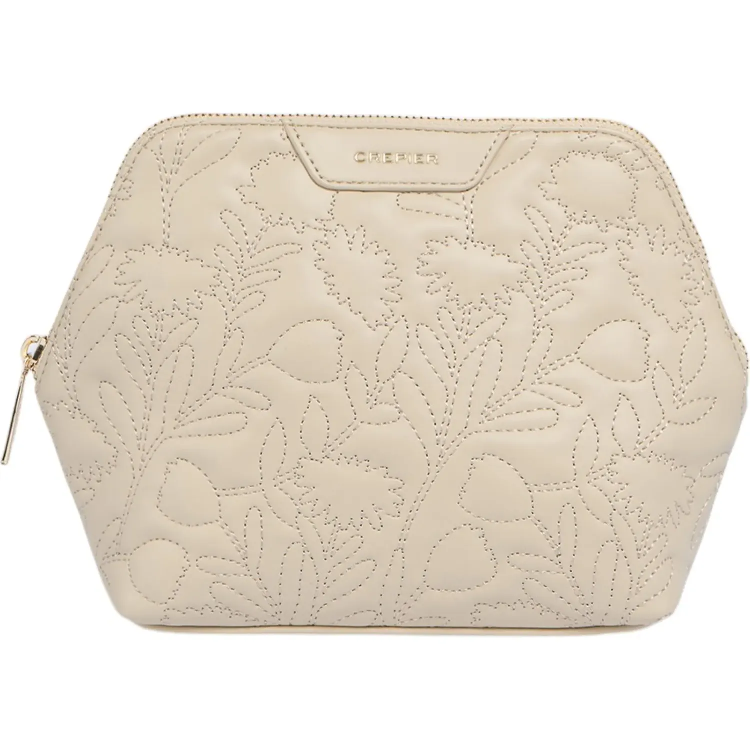CREPIER Portacosmetico Crepier Mujer Daphna Grande color beige | Platanitos