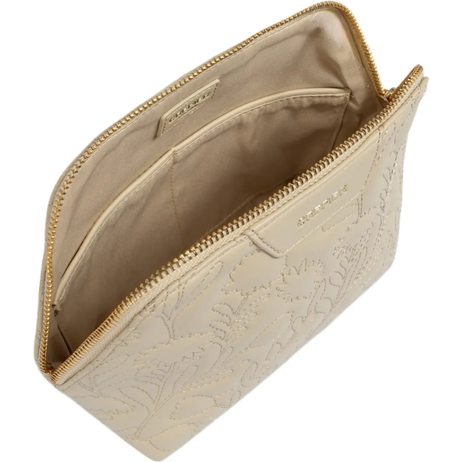 CREPIER Portacosmetico Crepier Mujer Daphna Grande color beige | Platanitos