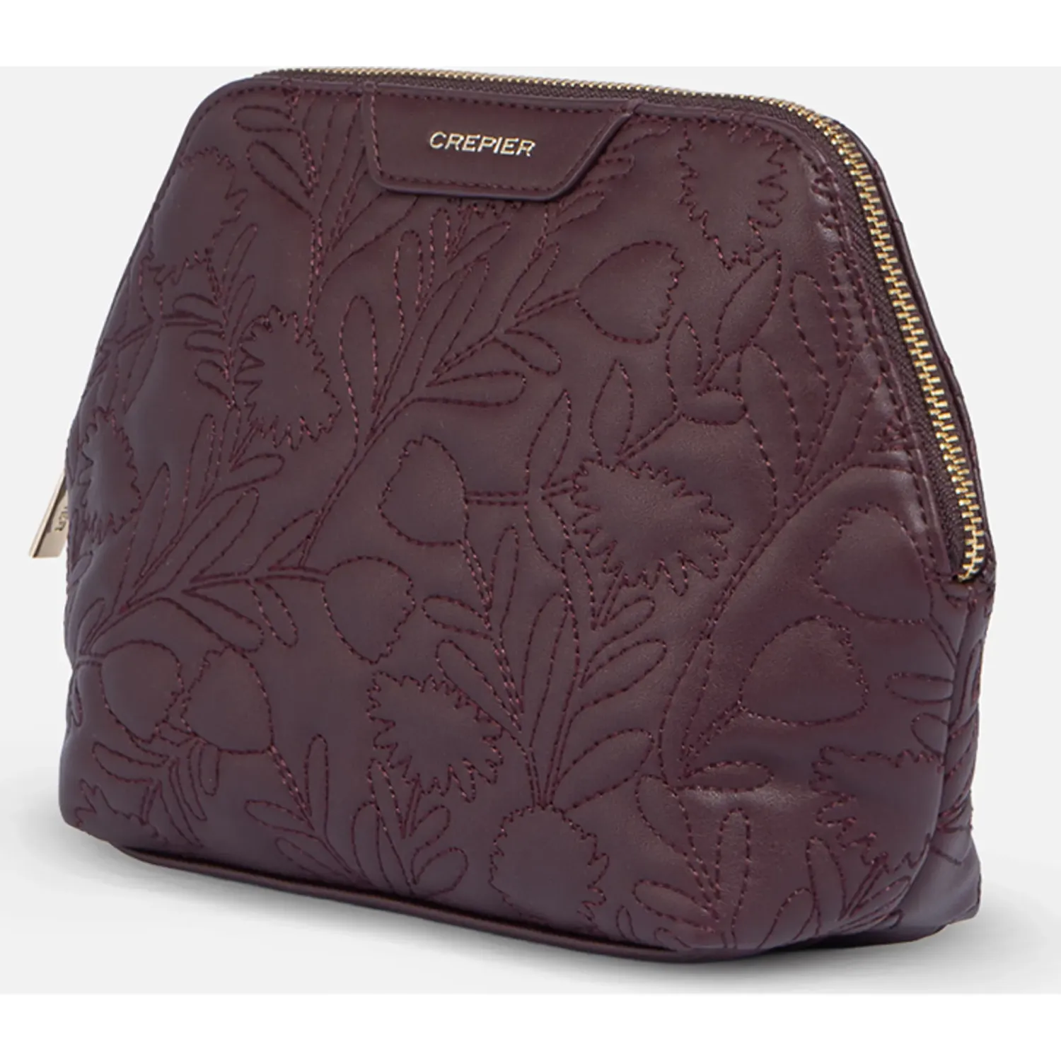 Portacosmetico Crepier Mujer Daphna Grande color burgundy | Platanitos