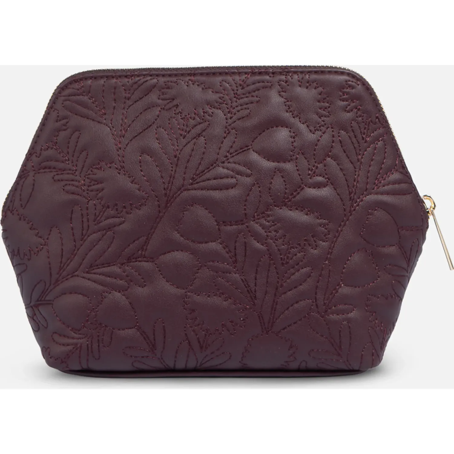 Portacosmetico Crepier Mujer Daphna Grande color burgundy | Platanitos