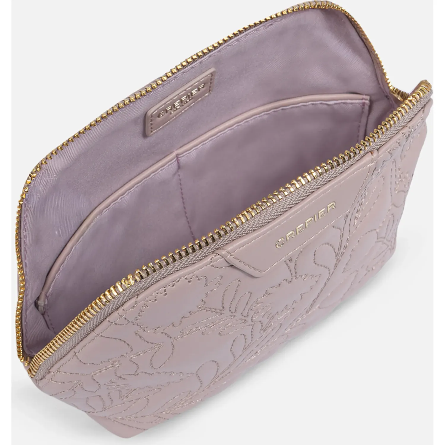 Portacosmetico Crepier Mujer Daphna Mediano color malva | Platanitos