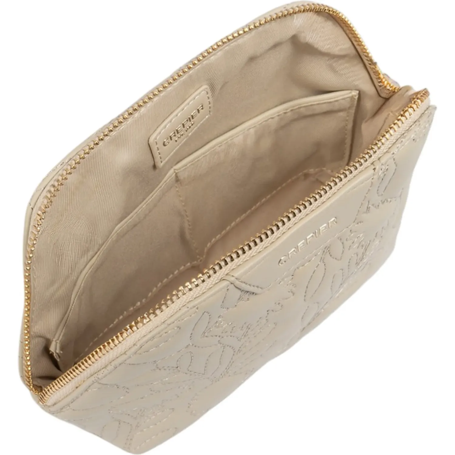 CREPIER Portacosmetico Crepier Mujer Daphna Mediano color beige | Platanitos