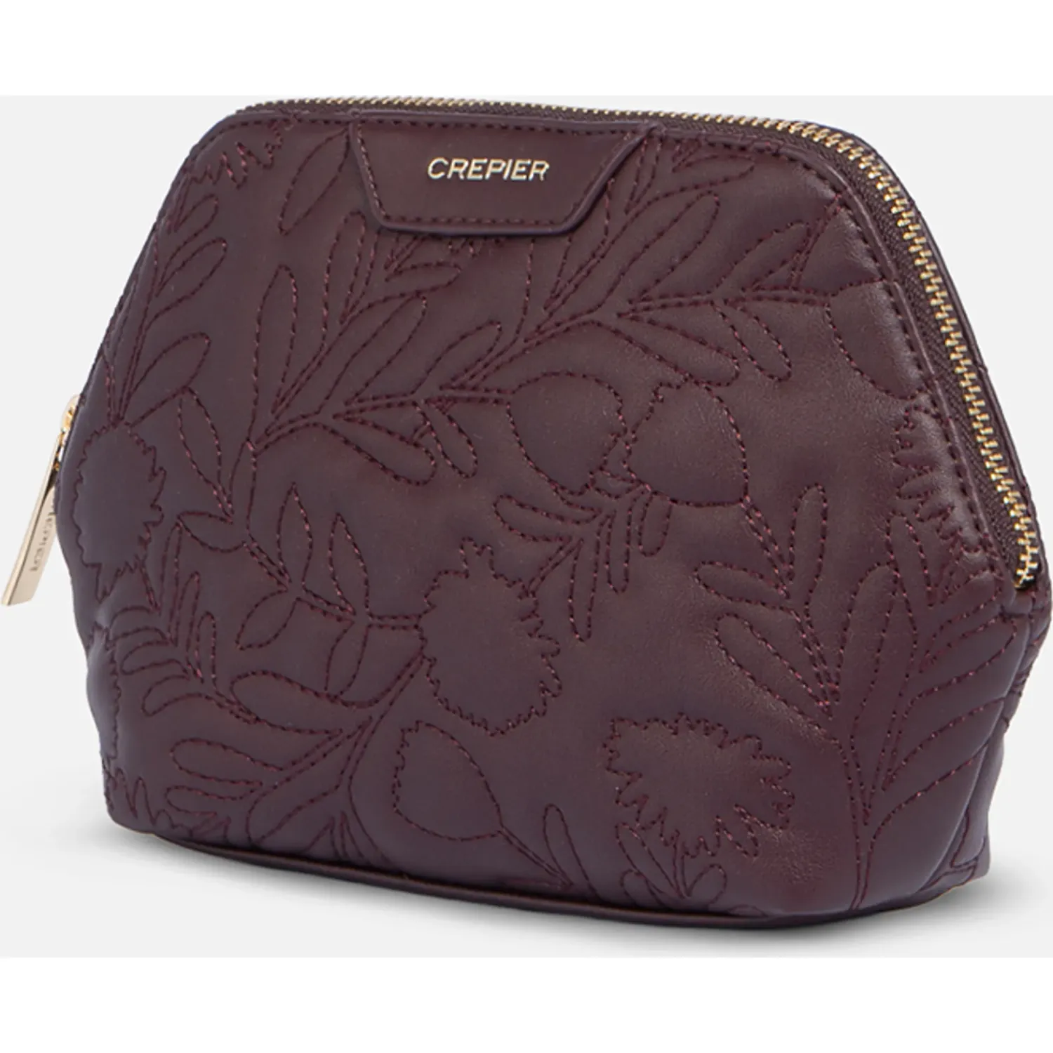 Portacosmetico Crepier Mujer Daphna Mediano color burgundy | Platanitos