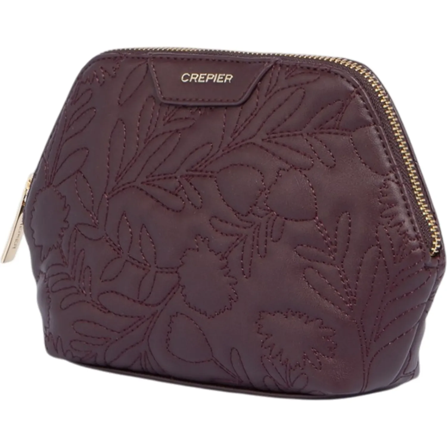 Portacosmetico Crepier Mujer Daphna Mediano color burgundy | Platanitos