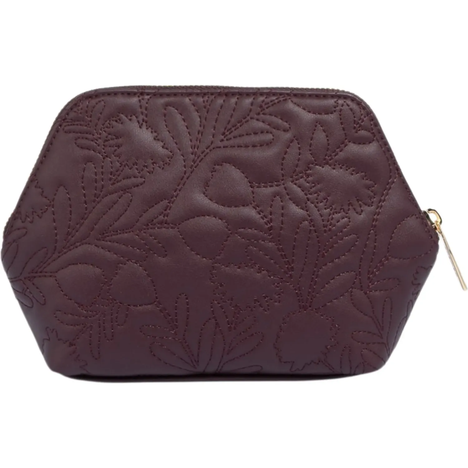 Portacosmetico Crepier Mujer Daphna Mediano color burgundy | Platanitos