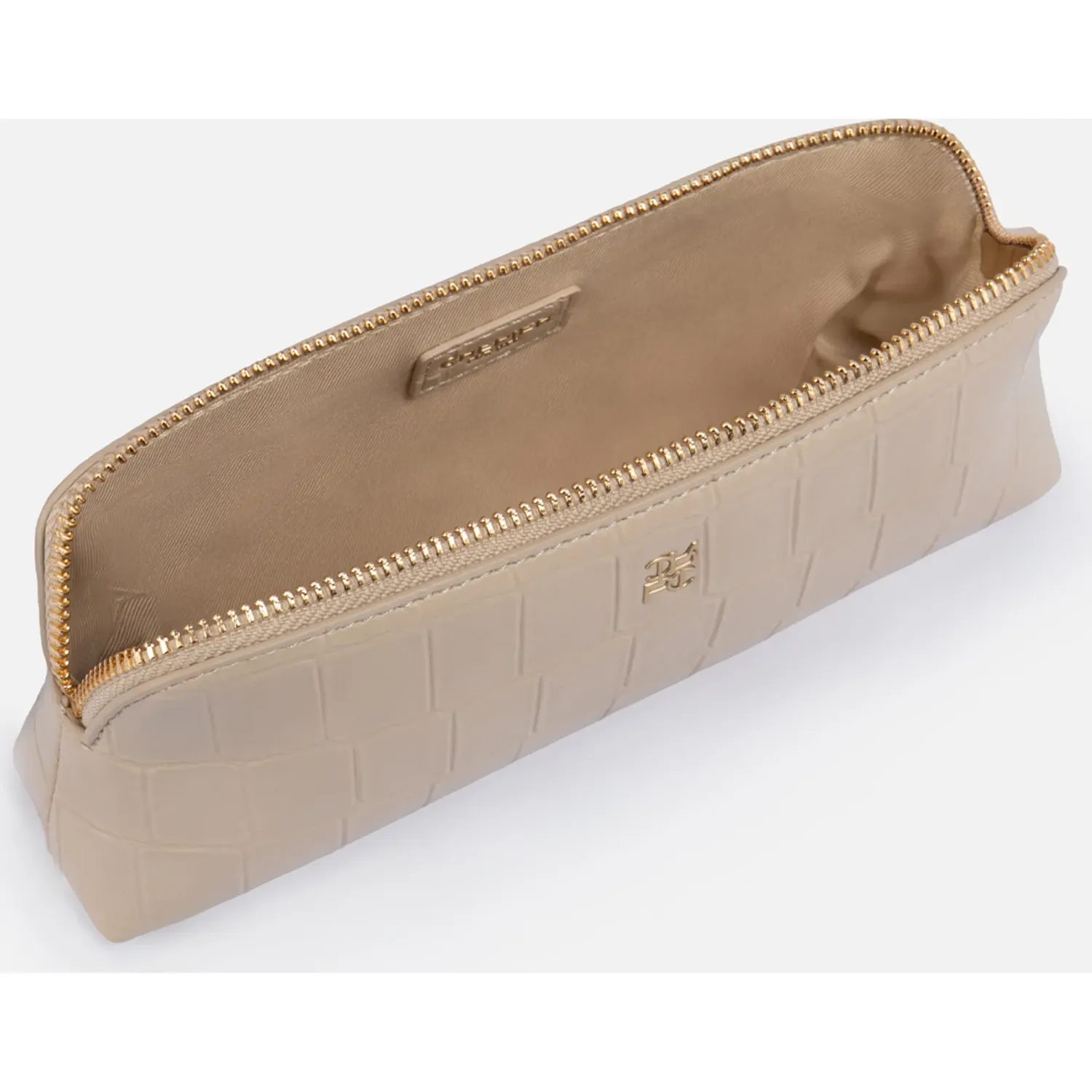 Portacosmetico Crepier Mujer Fabriana Mediano color beige | Platanitos