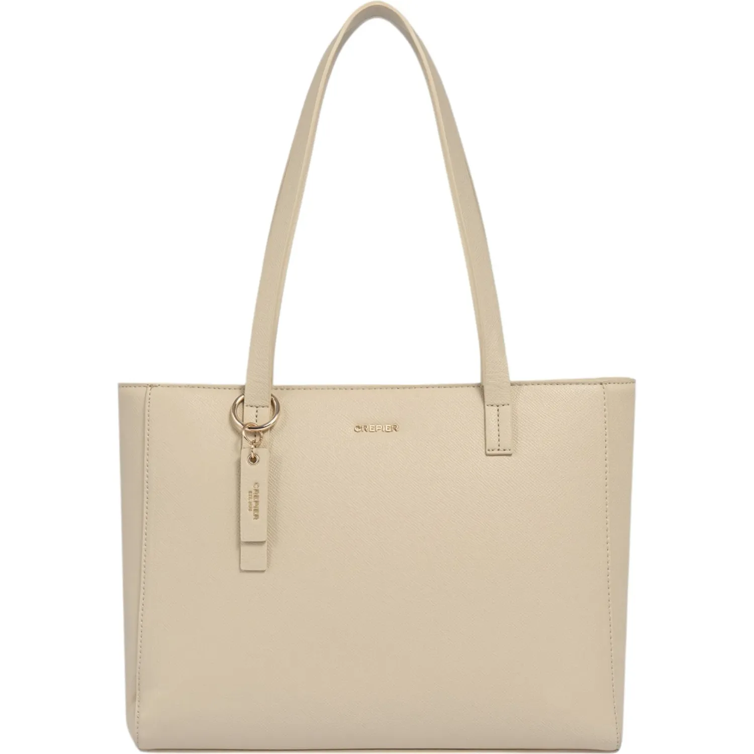 Tote Crepier Mujer Cosima Grande color beige | Platanitos