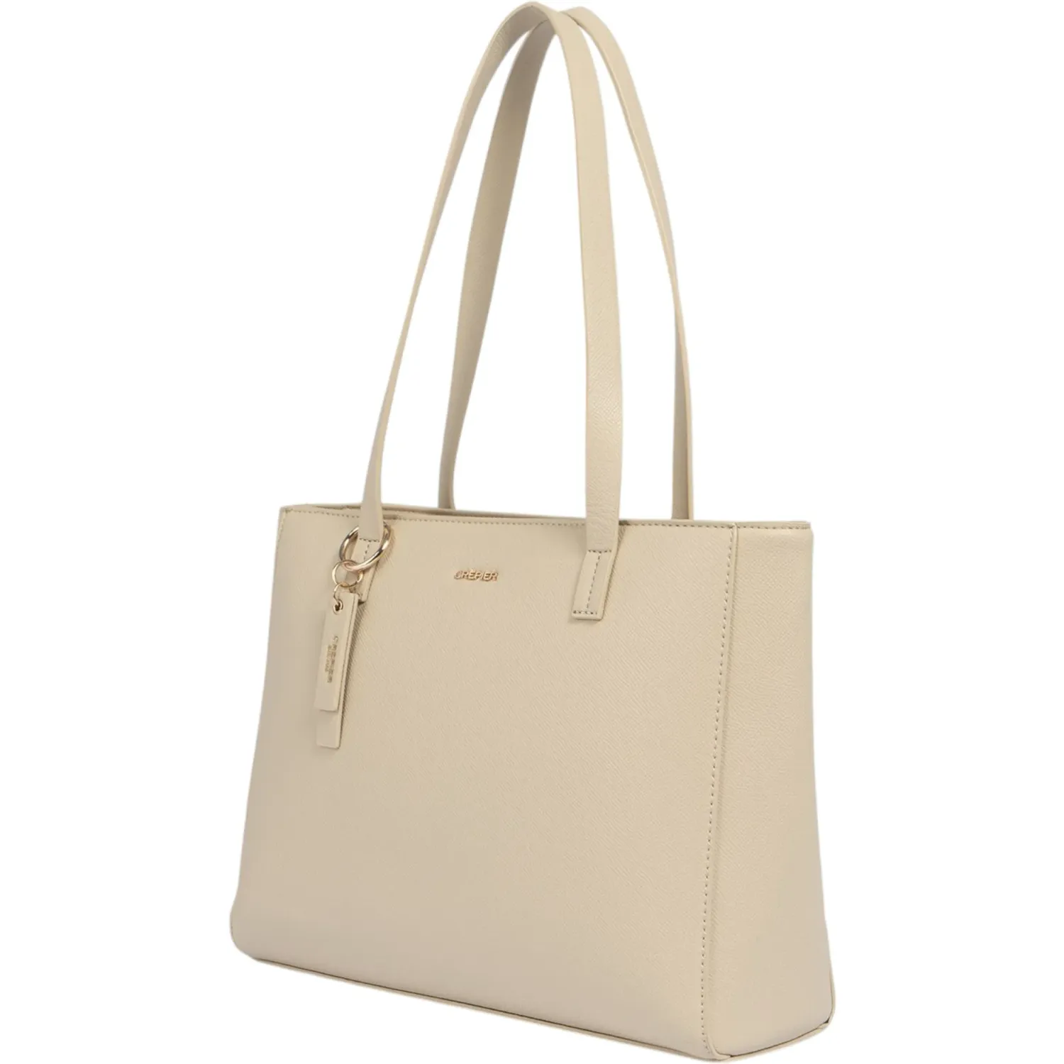Tote Crepier Mujer Cosima Grande color beige | Platanitos