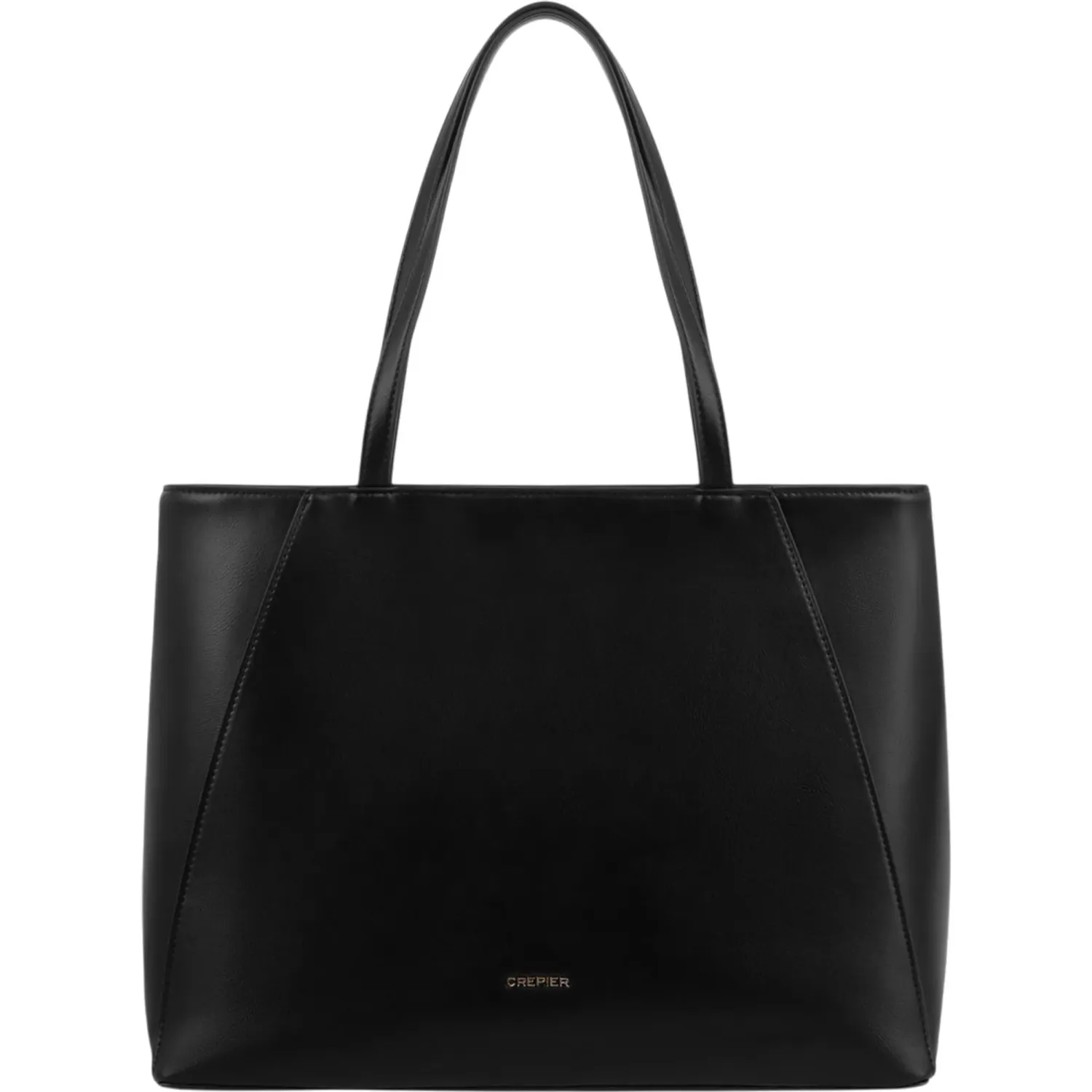 Tote Crepier Mujer Edda Grande color negro | Platanitos