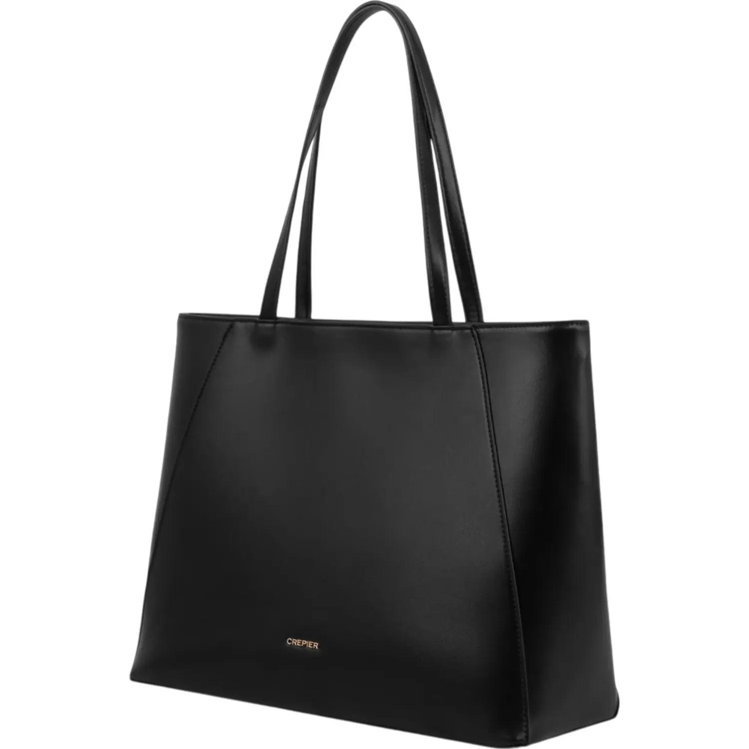 Tote Crepier Mujer Edda Grande color negro | Platanitos