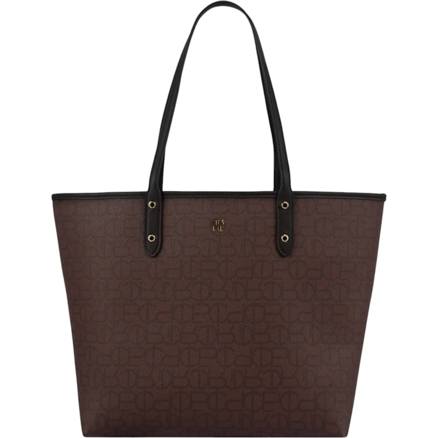 Tote Crepier Mujer Inna Grande color marron oscuro | Platanitos