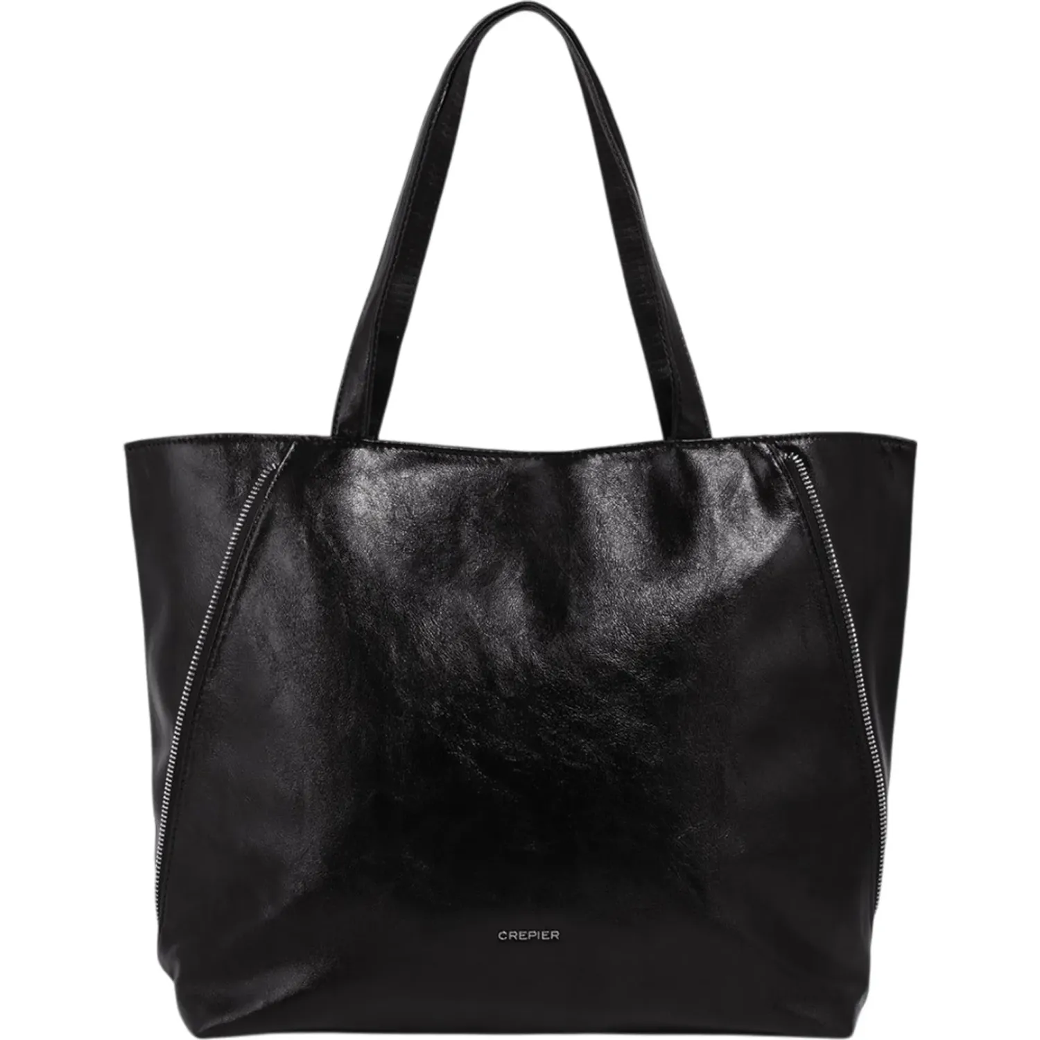 Tote Crepier Mujer Kylie Mediano color negro | Platanitos
