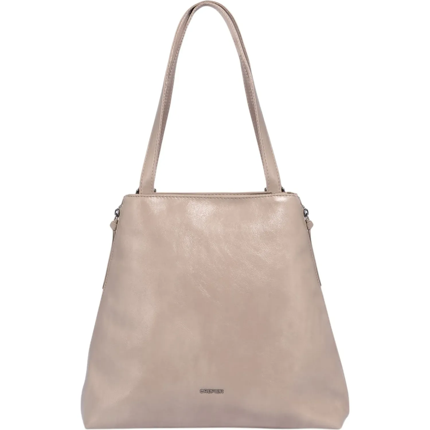 Tote Crepier Mujer Kylie Mediano color topo claro | Platanitos
