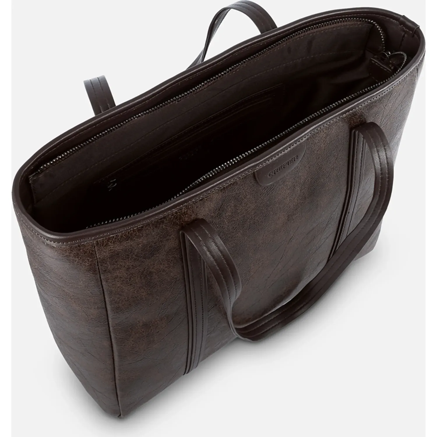 Tote Crepier Mujer Magnolia Grande color marron oscuro | Platanitos
