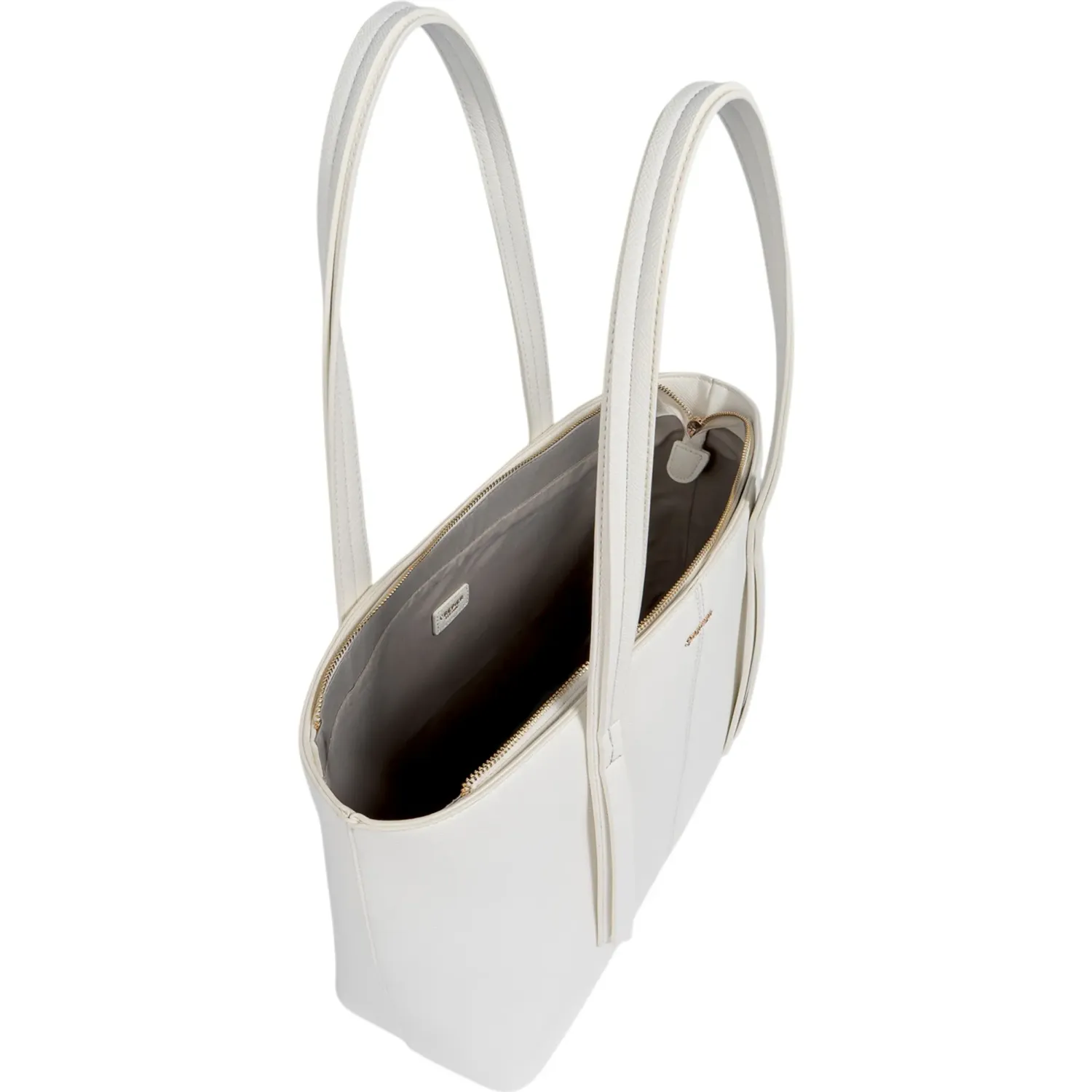 Tote Crepier Mujer Santana Grande color blanco | Platanitos