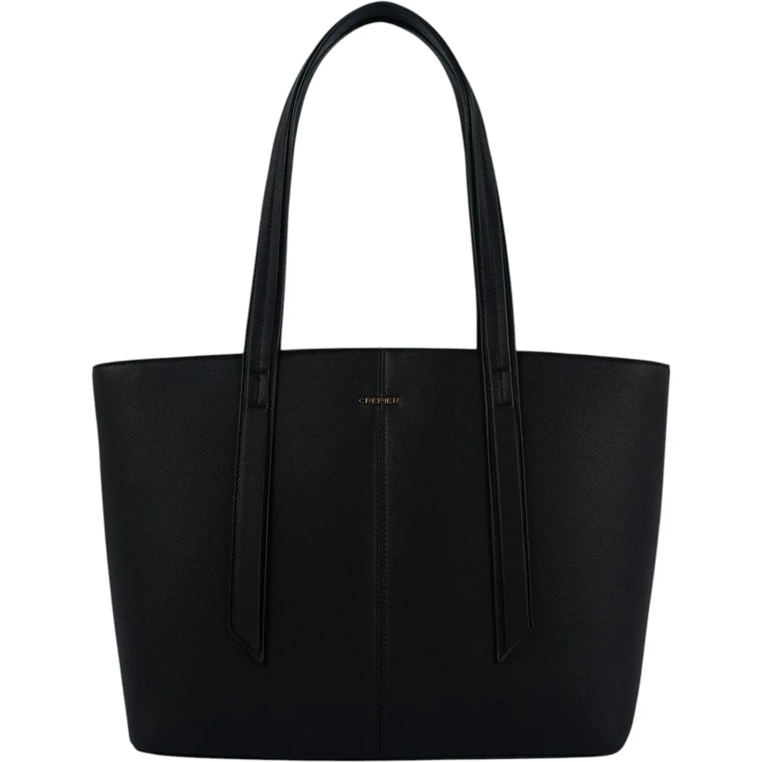 Tote Crepier Mujer Santana Grande color negro | Platanitos