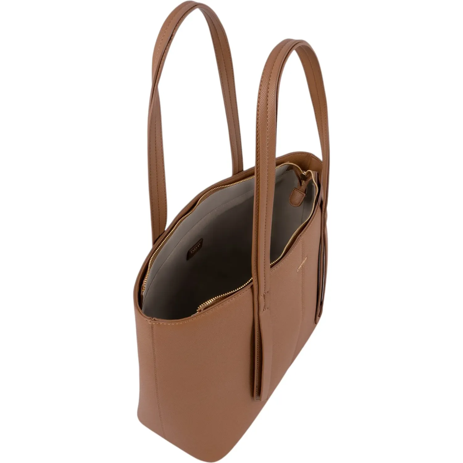 Tote Crepier Mujer Santana Grande color toffee | Platanitos
