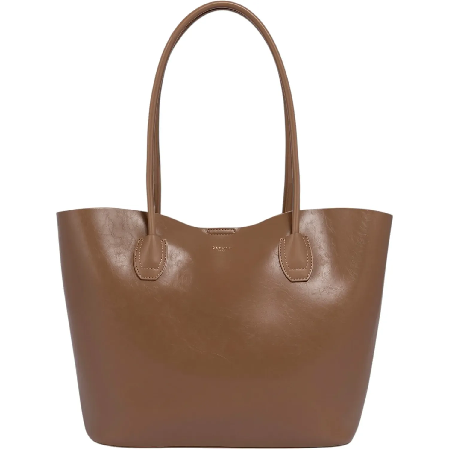 Tote Crepier Mujer Shannon Grande color toffee | Platanitos