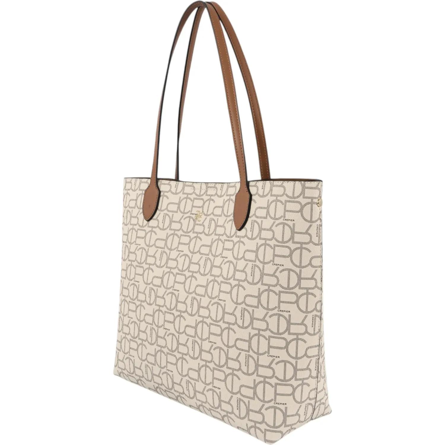 Tote Crepier Mujer Thais Grande color hueso | Platanitos