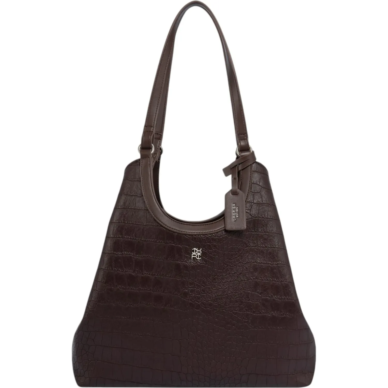 Tote Crepier Mujer Tina Grande color marrón | Platanitos