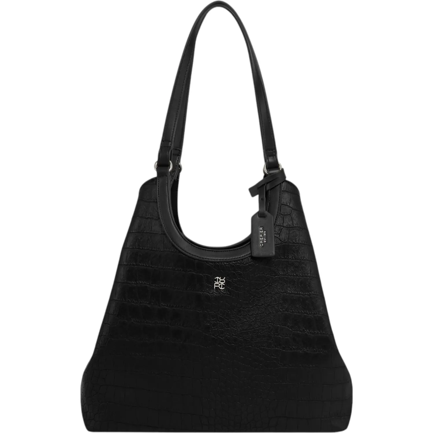 Tote Crepier Mujer Tina Grande color negro | Platanitos