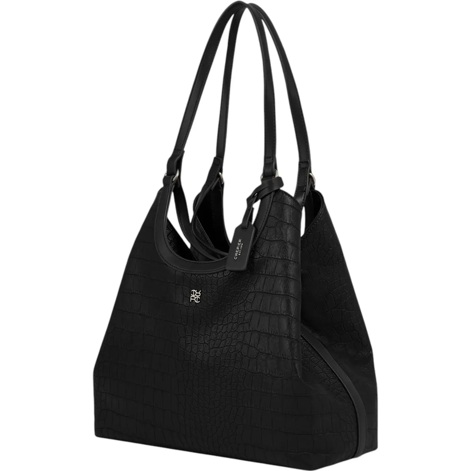 Tote Crepier Mujer Tina Grande color negro | Platanitos