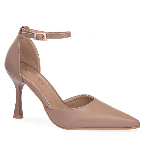 Calzado Platanitos Vestir Dama Cv Dai color beige | Platanitos