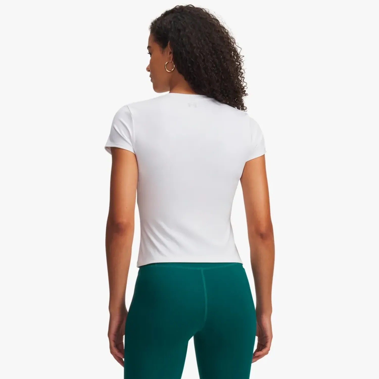Polo Under Armour Training Mujer Motion Fitted color blanco | Platanitos