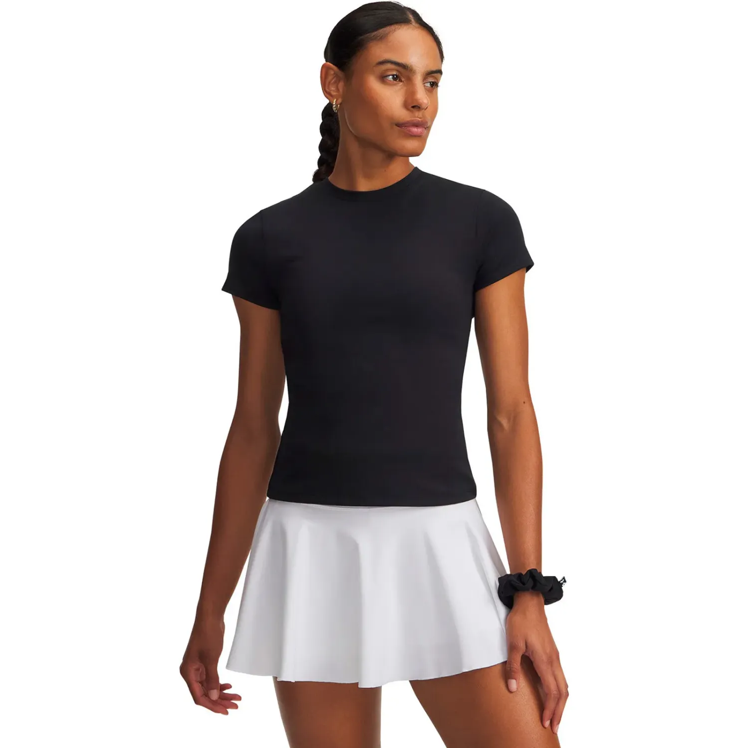Polo Under Armour Training Mujer Motion Fitted color negro | Platanitos