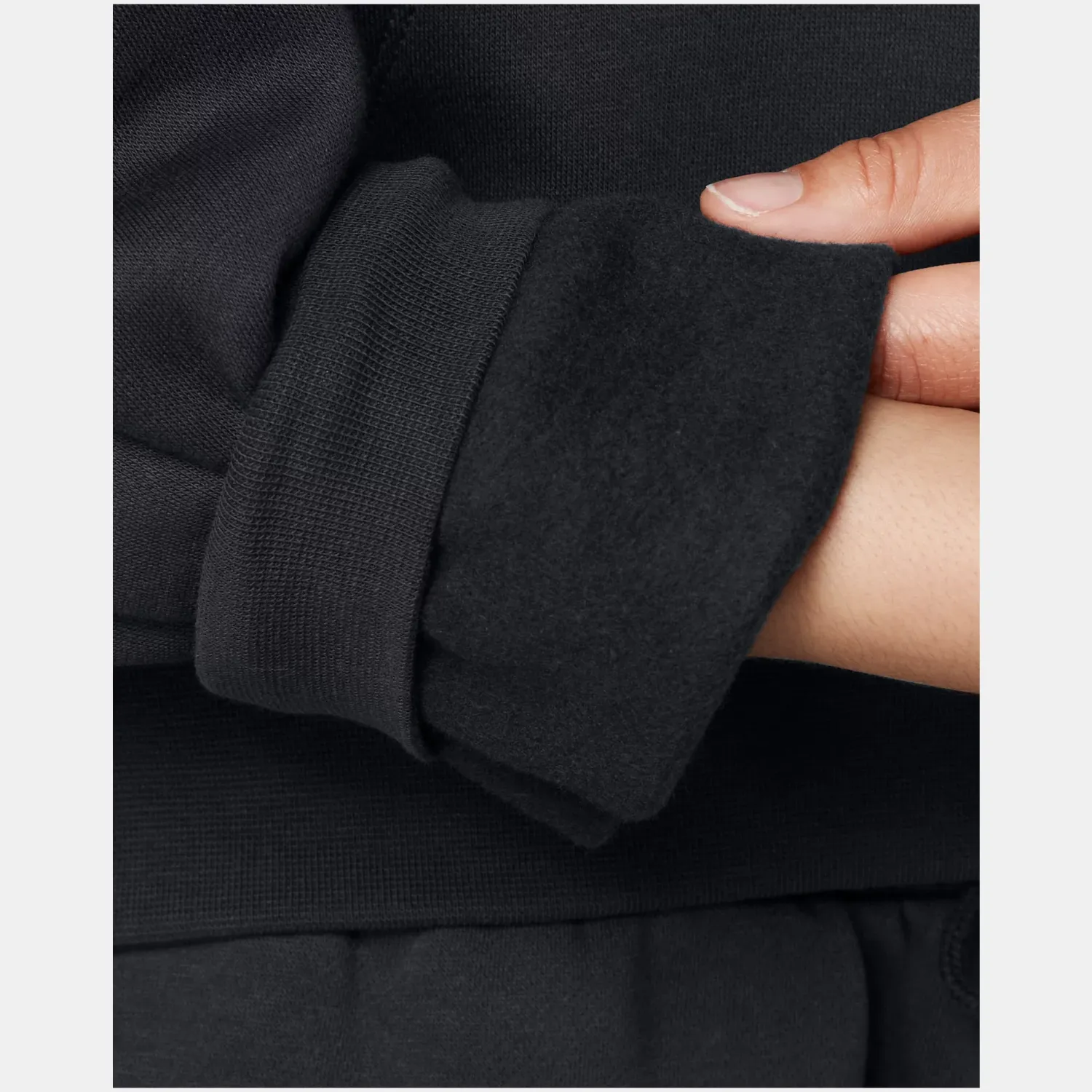 Casaca Under Armour Sportstyle Mujer Icon Fleece Os color negro | Platanitos