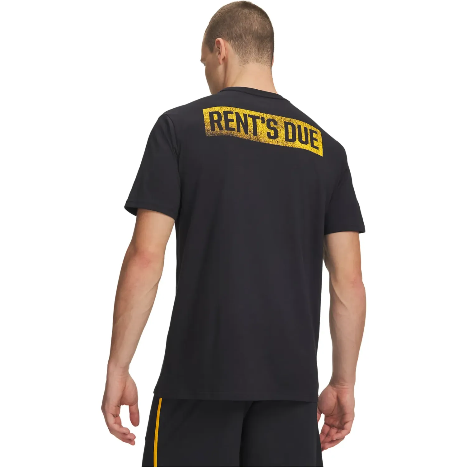 Polo Under Armour Urbano Hombre Project Rock Rents Due color negro | Platanitos