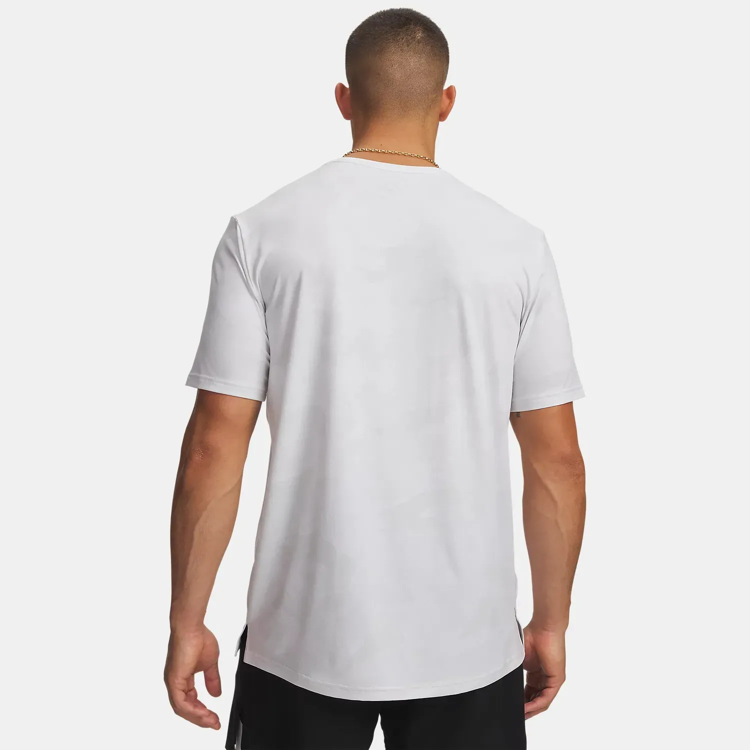 Polo Under Armour Training Hombre Vanish Energy Printed color gris | Platanitos