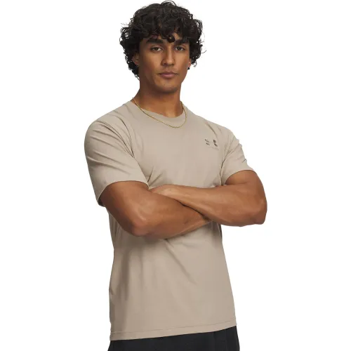 Hombre Under Armour Beige Polo Training Hombre Icon Tee Ss