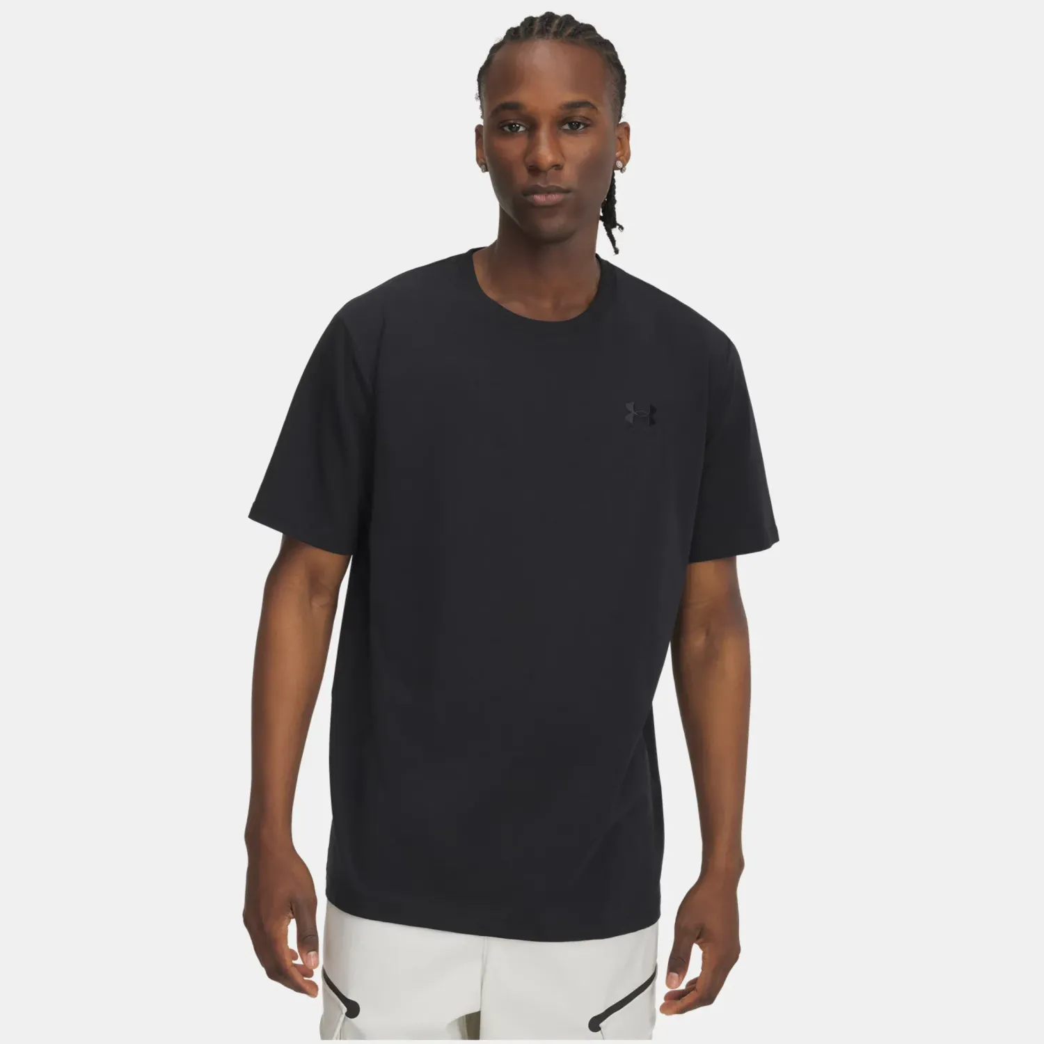 Polo Under Armour Training Hombre Icon Tee Ss color negro | Platanitos