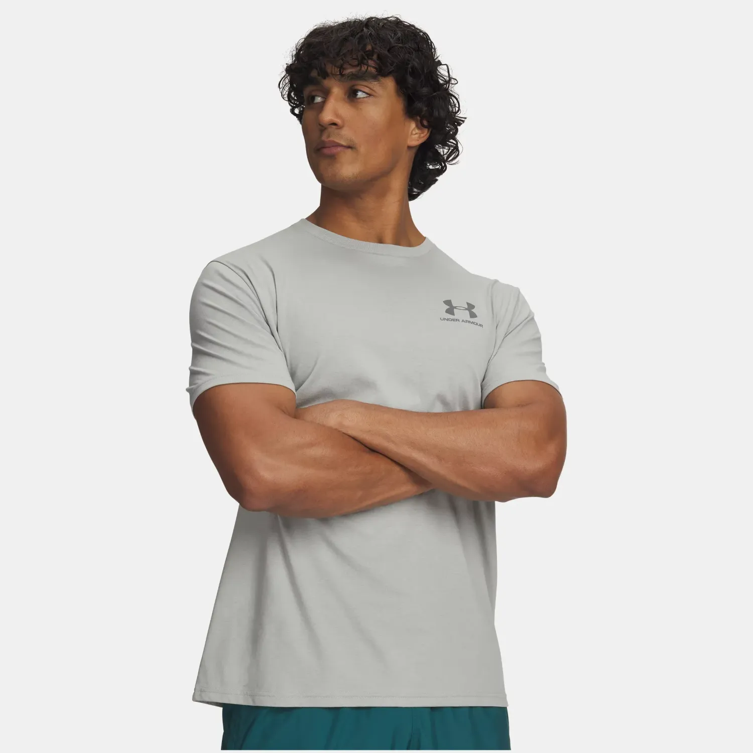 Polo Under Armour Training Hombre Sportstyle Left Chest Logo color gris | Platanitos