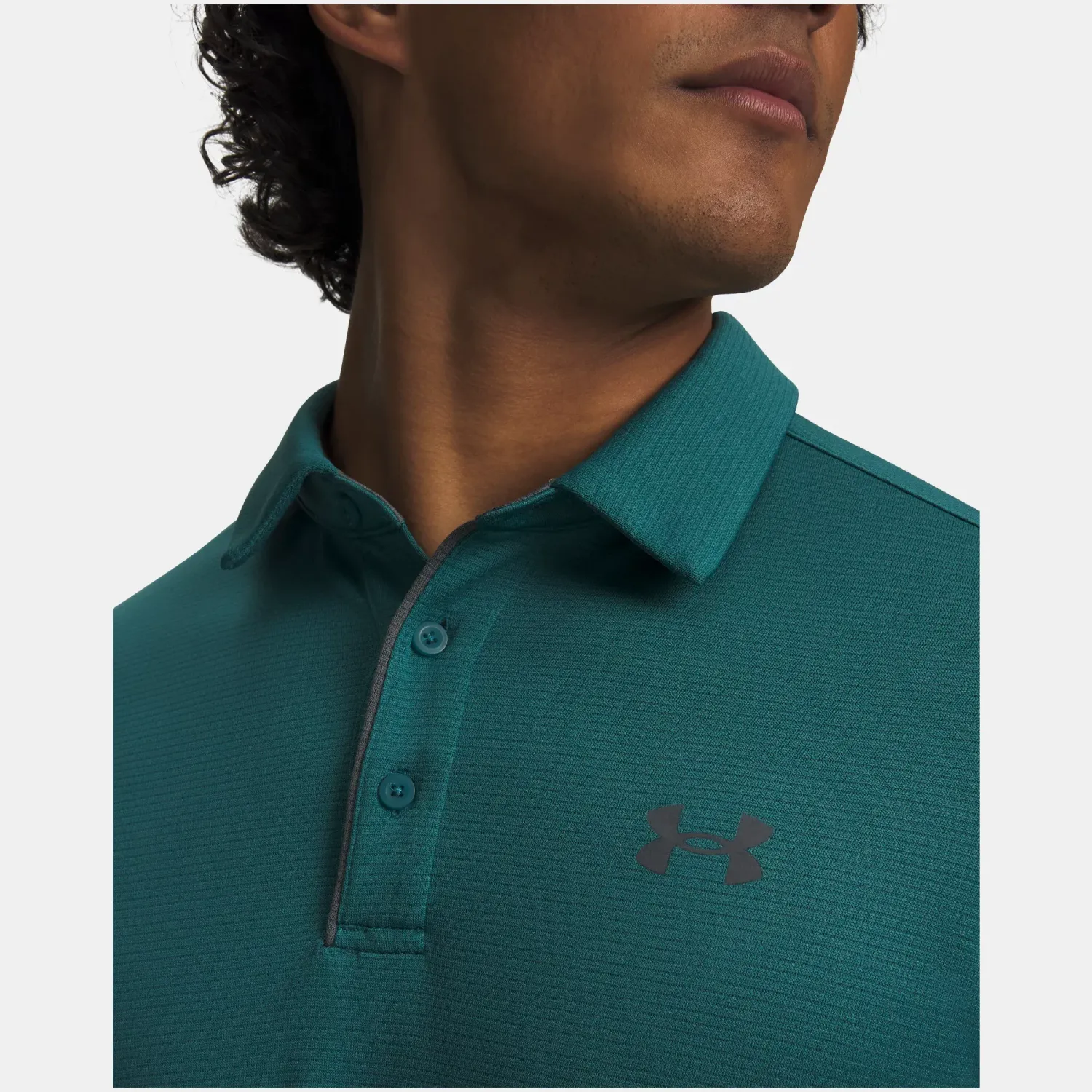 Polo Under Armour Camisero Golf Hombre Tech Polo color teal | Platanitos