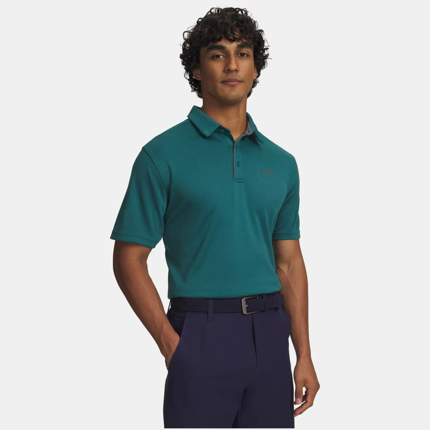 Polo Under Armour Camisero Golf Hombre Tech Polo color teal | Platanitos