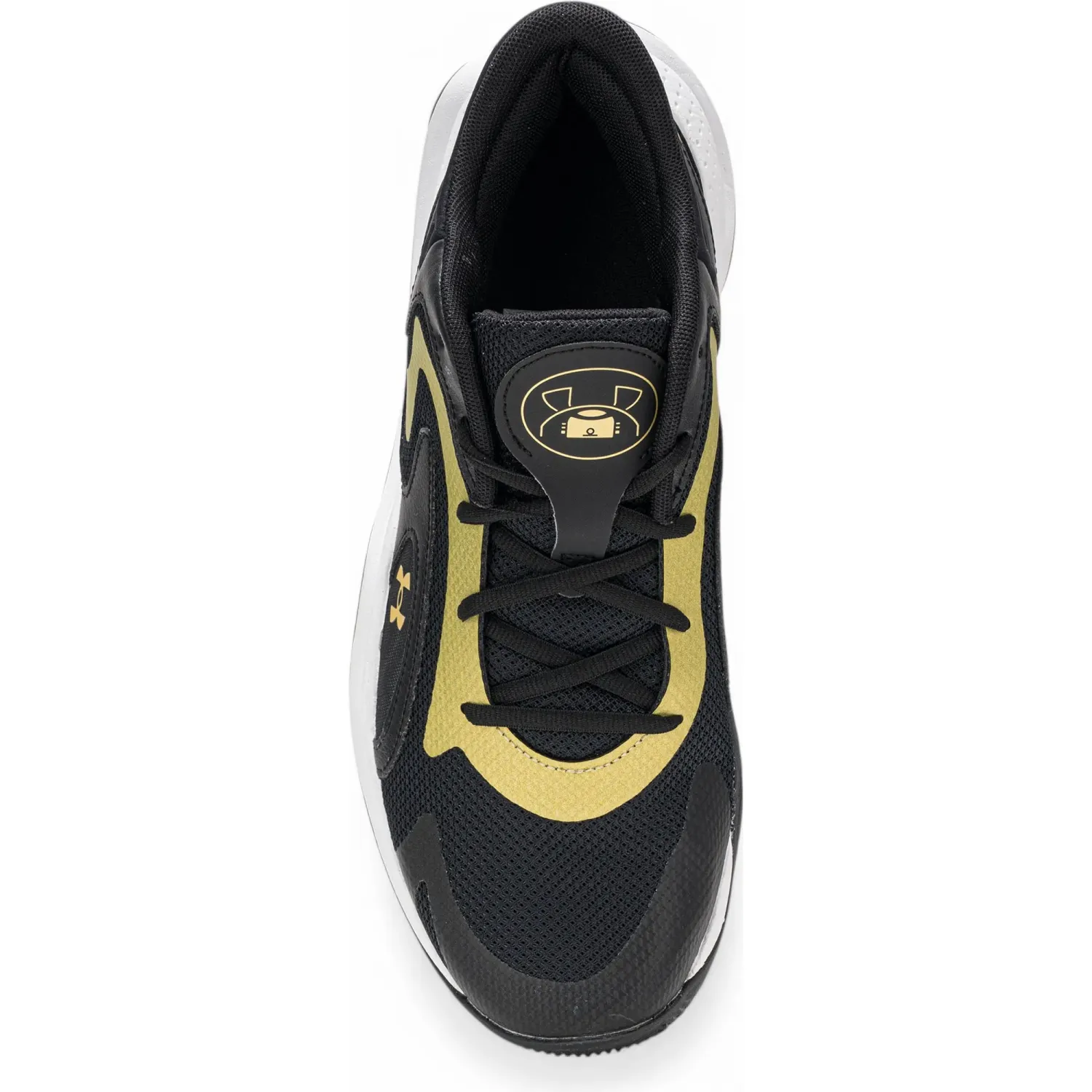 Zapatillas Under Armour De Basquet Hombre Adulto Jet 25 color negro / amarillo | Platanitos