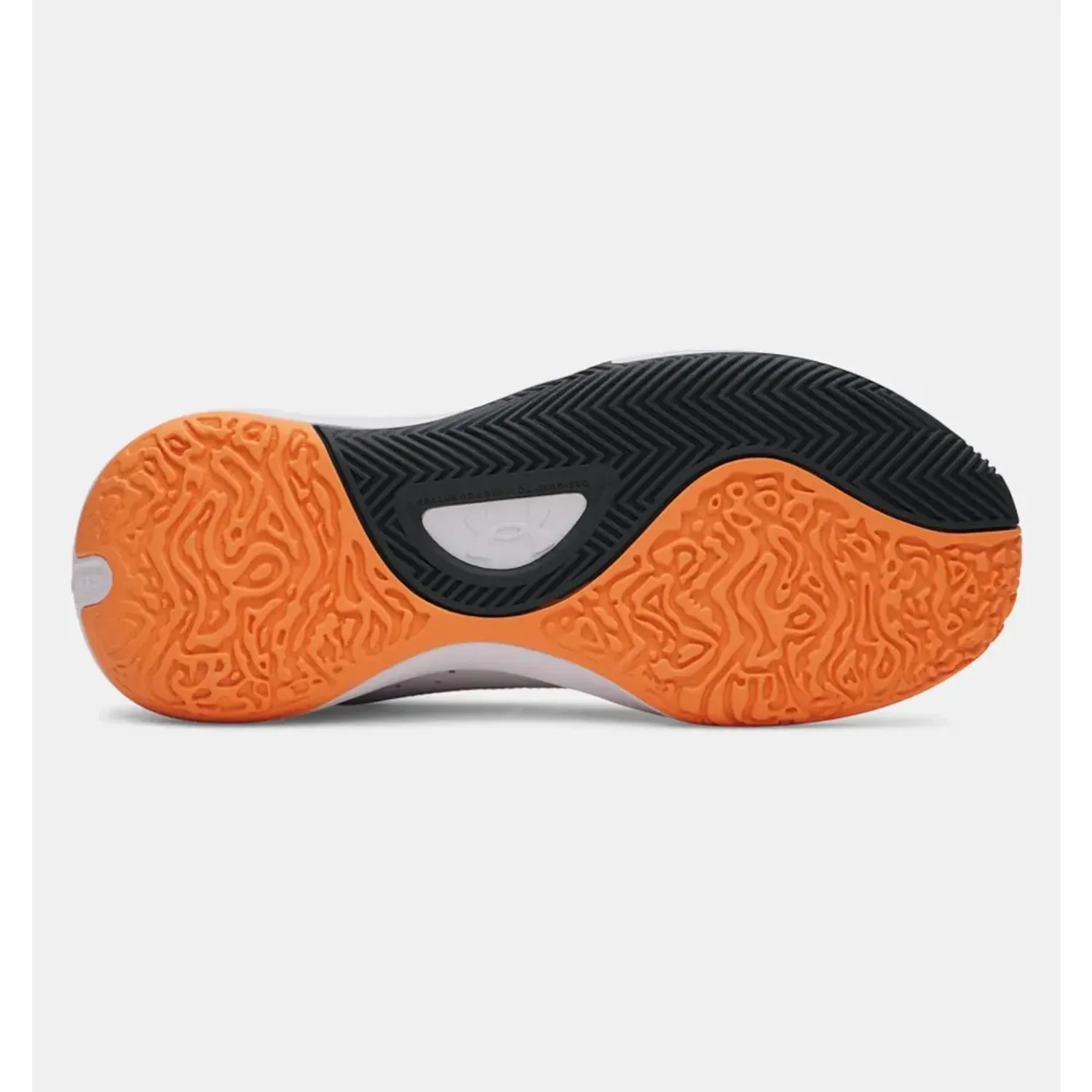 Zapatillas Under Armour De Basquet Unisex Adulto Lockdown 7 color blanco / naranja | Platanitos