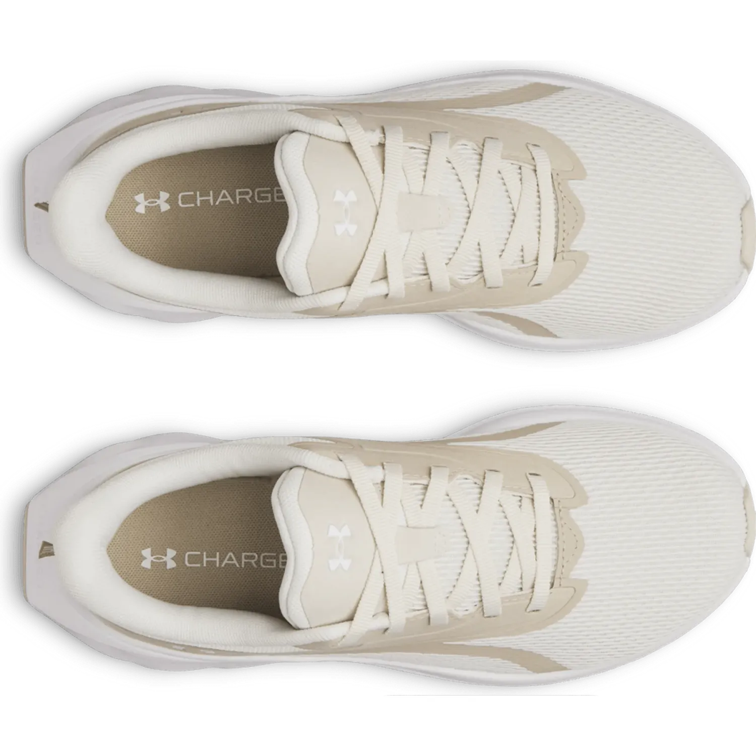 Under Armour Zapatillas Under Armour Runing Mujer Charged + Ascend color blanco / beige | Platanitos